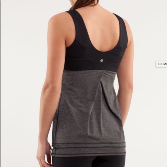 lululemon athletica Black & Gray Tame Me Tank - Picture 2 of 7